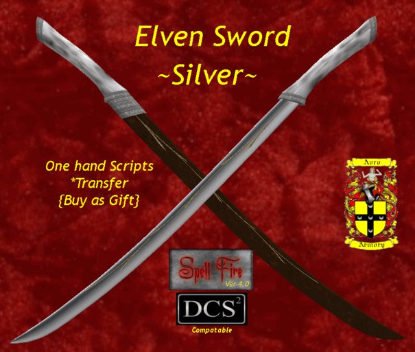 Elven Sword - Silver