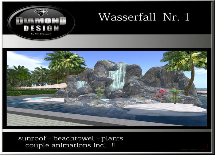 Wasserfall Nr. 1 - waterfall nr. 1 - animated !!!