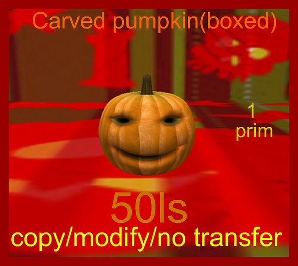 Carved pumpkin(boxed)