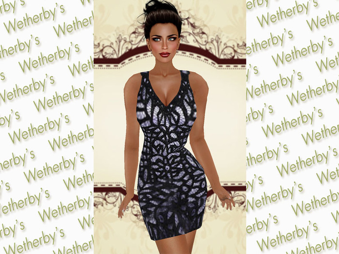 #502 Wetherby's Portobello Mini Dress Light Blue