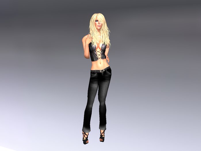black leather lace up outfit