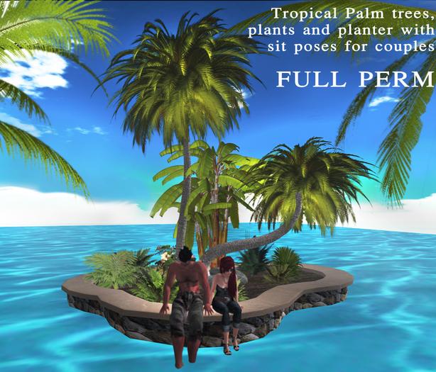  Full Perm Tropical Plants Set V.2 UPDATED with sit poses