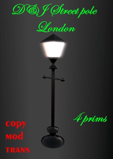 D&J Street pole London (boxed)