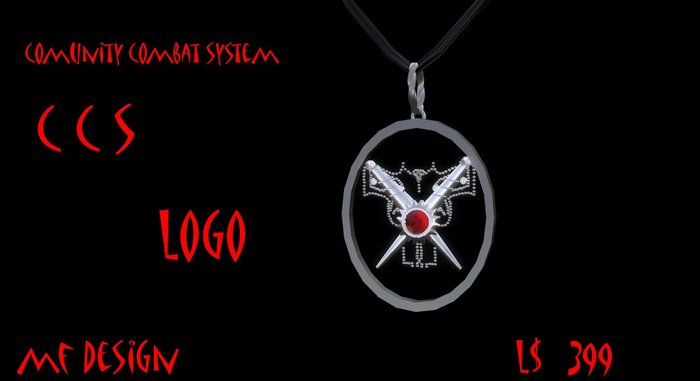 Necklace CCS Logo/female black