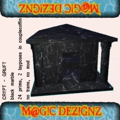 crypt - gruft black marble -boxed-