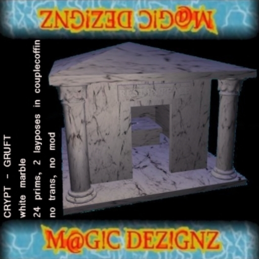 crypt - gruft white marble -boxed-