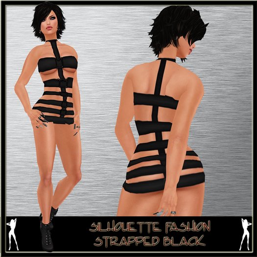 + Silhouette + Strapped - Black