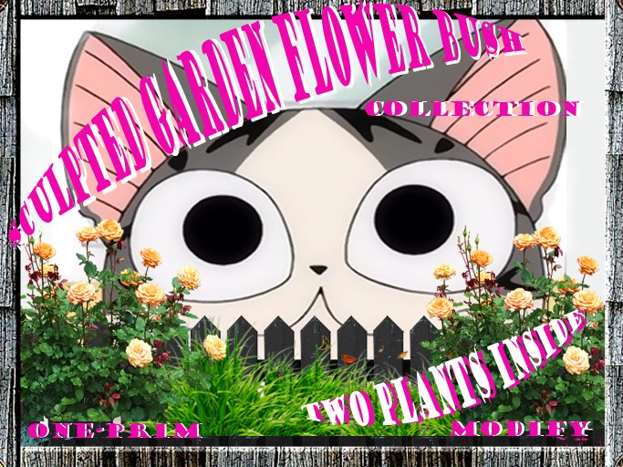 PROMO!!! Sculpted garden bush collection 8