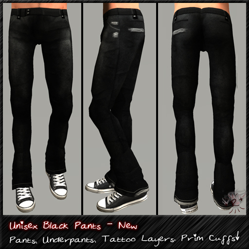 ++ Randomocity ++ Unisex Pants - Black - New