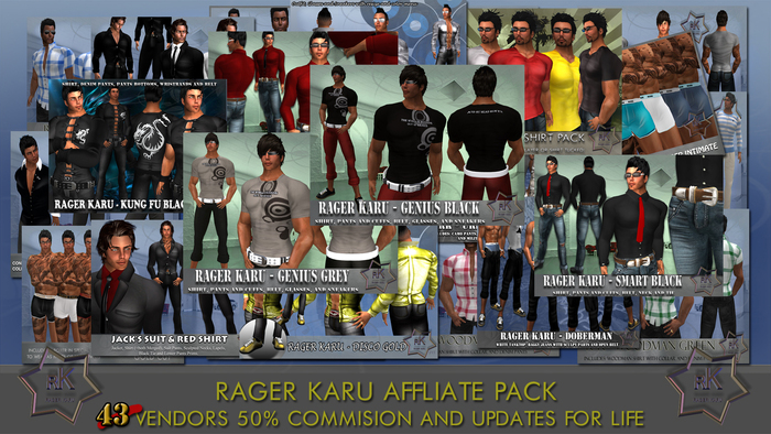 ** Rager Karu Affiliate Pack 50% Commision ** PROMO