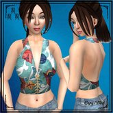 ~D~ Blue Tapestry Vest