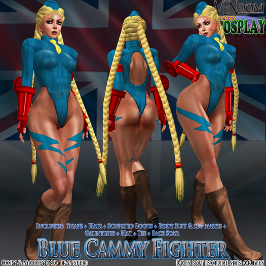 Cammy Fighter Set (BLUE) [VENDOM]