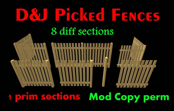 D&J Picket Fences (boxed)