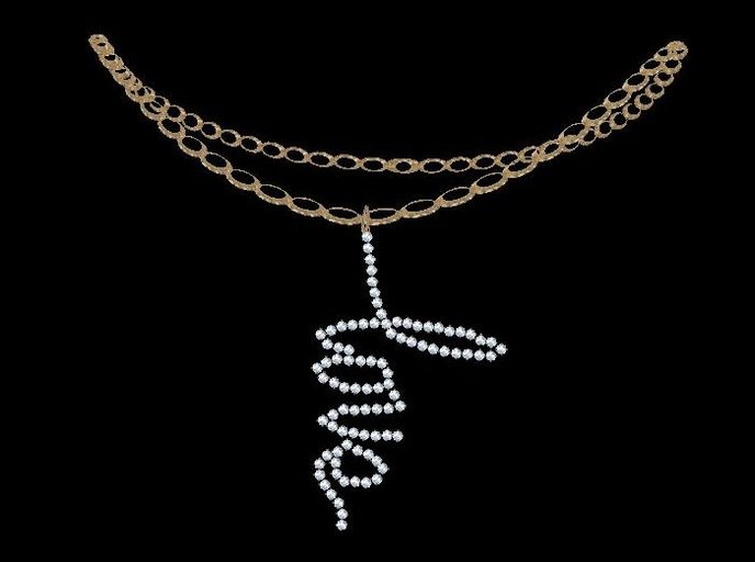 Diamond Love Neckace
