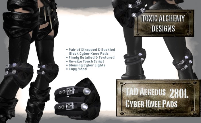 :::TAD::: AEGEOUS Cyber KNEE PADS