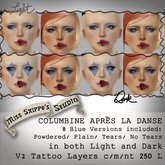 Columbine Apres La Danse: Blue Makeup by Miss Shippe's Studio