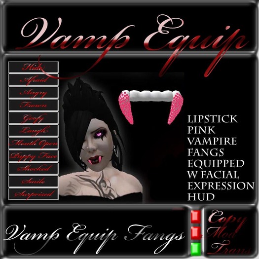LipStick Pink Bling Fang 