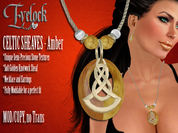 Evelock Celtic Sheaves - Amber