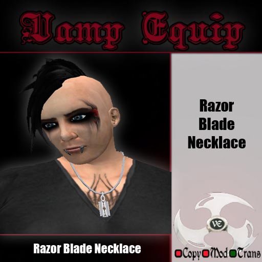 Razor Blade Necklace