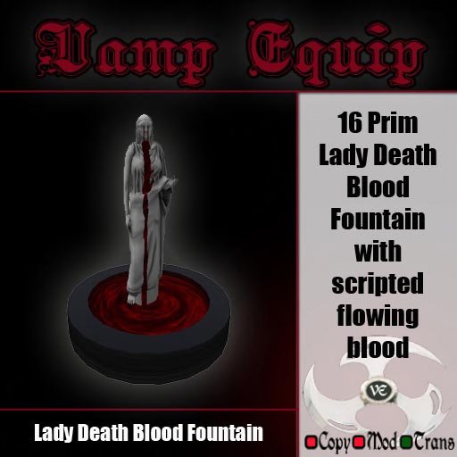 Round Lady Death Fountain