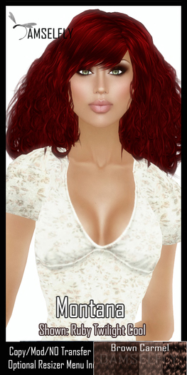 *~*Damselfly*~*Montana Brown Caramel