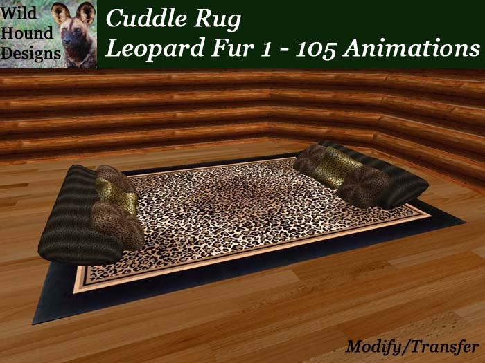 [WHD] -- Cuddle Rug - Leopard Fur 1 - 105 animations - 55 poses