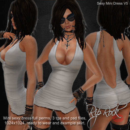 RipRock - Mini sexy dress psd files V5 full perms