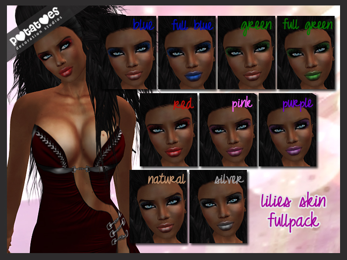 Potatoes Creative - Lilies Skins - Fat Pack