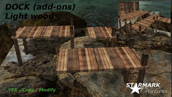 Dock (add - ons) light from STARMARK CREATIONS -- promo price --