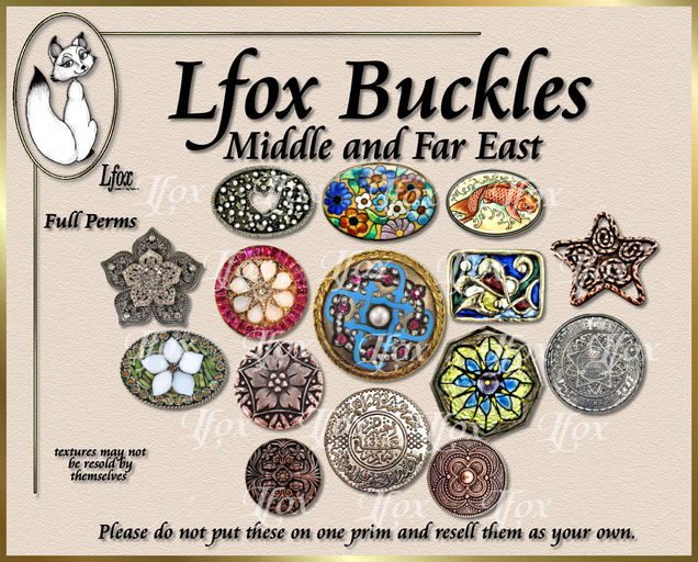 lfox Buckles - Middle and Far East