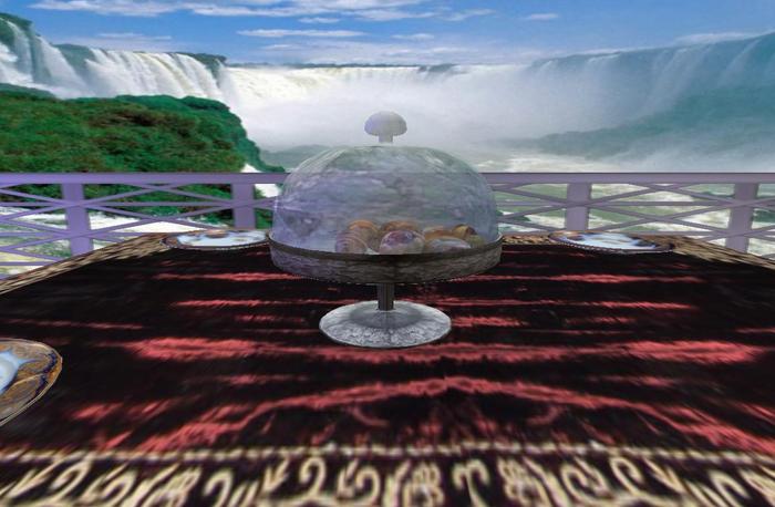 Silver Cake Dish Crystal Lid 2