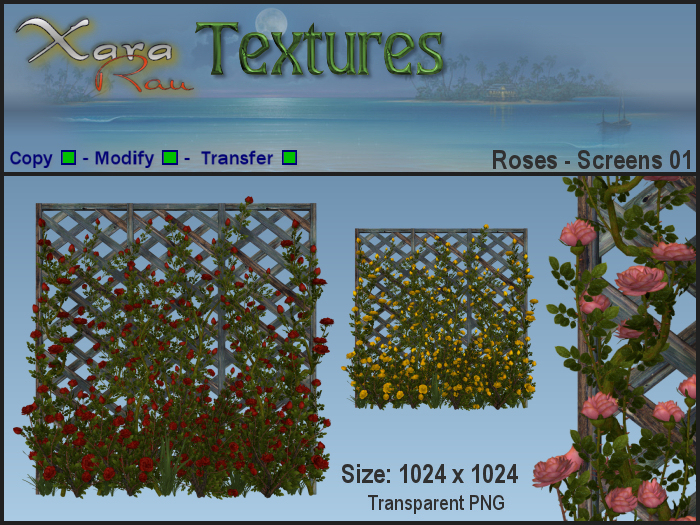 XR Textures - Flowers - Roses - Rosescreens 01