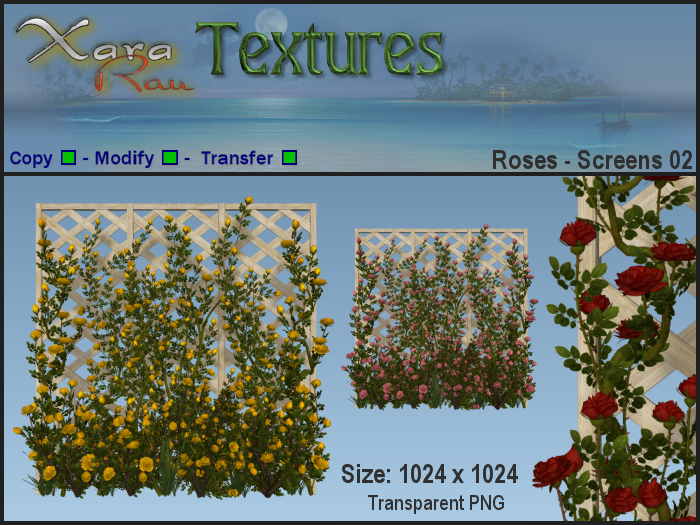 XR Textures - Flowers - Roses - Rosescreens 02