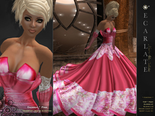 Ecarlate - Dainnia - Pink * Dress Gown Formal * Robe