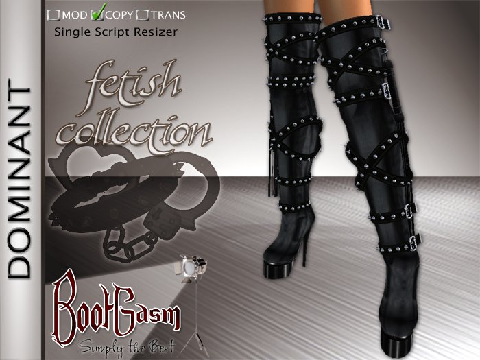 Bootgasm Dominant Boots Black