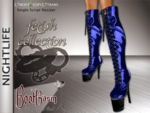 Bootgasm Nightlife Boots Blue