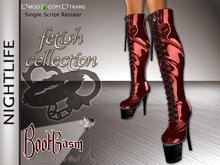 Bootgasm Nightlife Boots Red