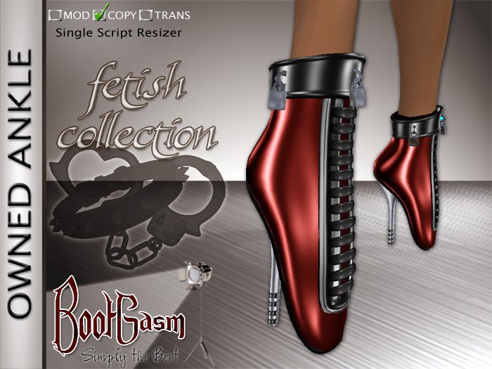 Bootgasm Owned Ankle Boots Red