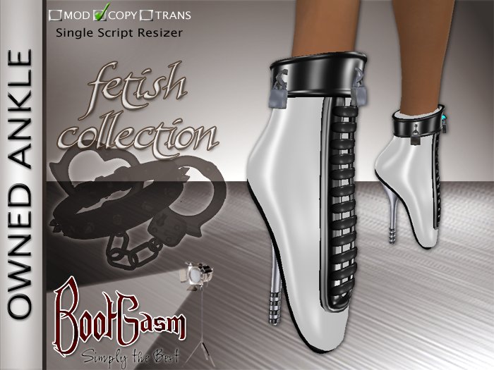 Bootgasm Owned Ankle Boots White