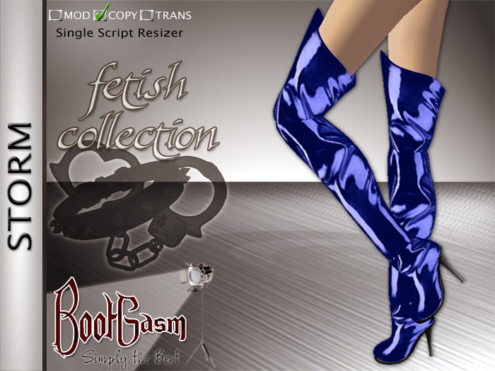 Bootgasm Storm Boots Blue