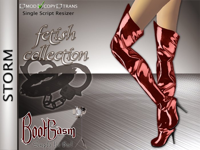 Bootgasm Storm Boots Maroon