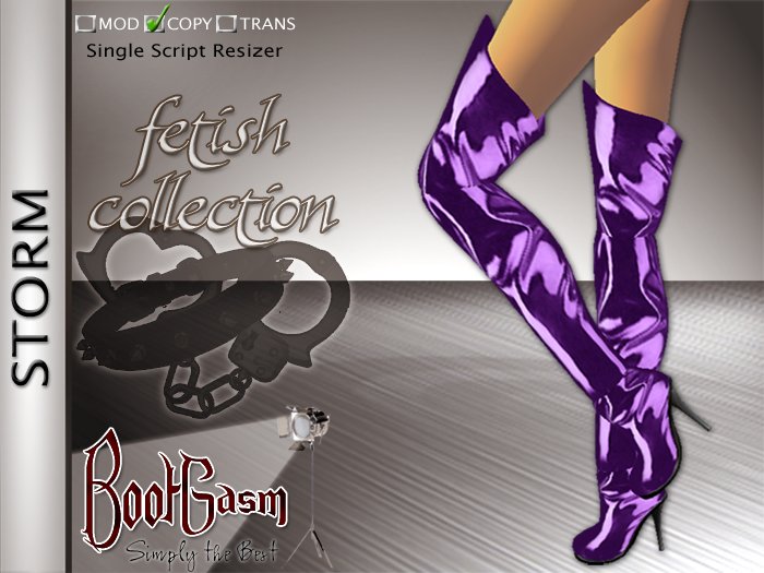 Bootgasm Storm Boots Purple