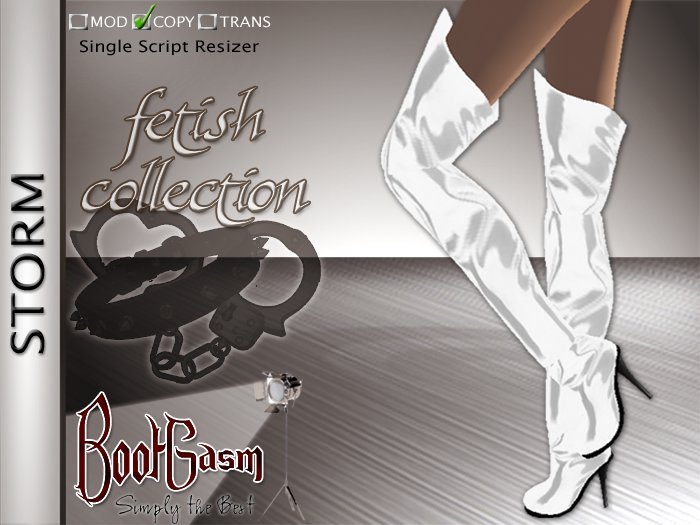 Bootgasm Storm Boots White