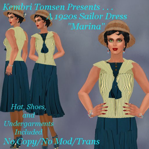 1920s sailor dress