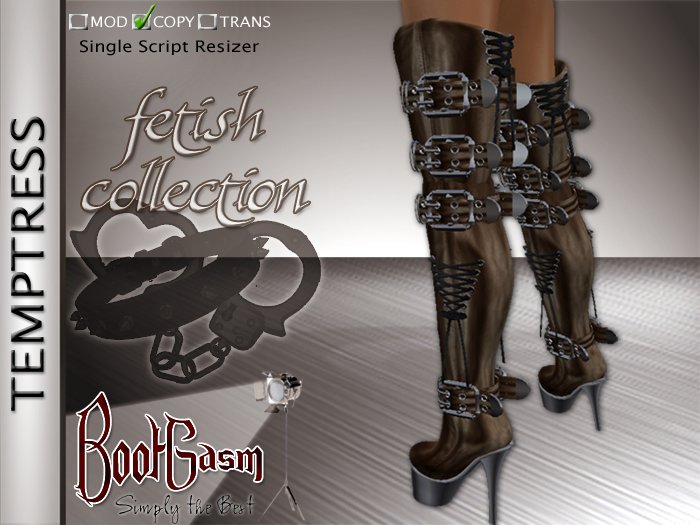 Bootgasm Temptress Boots Brown