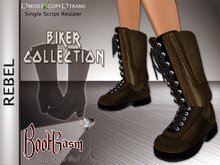 Bootgasm Rebel Combat Boots Brown
