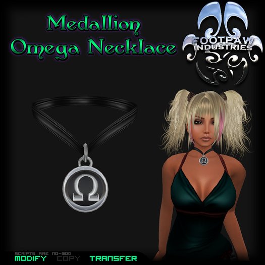 [FPI] Medallion Omega Necklace