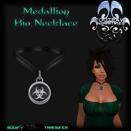 [FPI] Medallion Bio Necklace