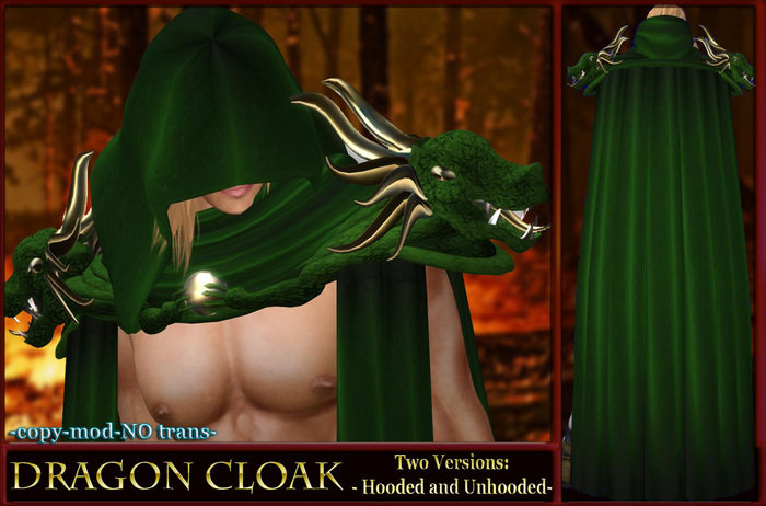 N.A.M.E. Dragon Cloak - Green