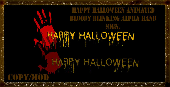 animated blinking bloody hand alphas